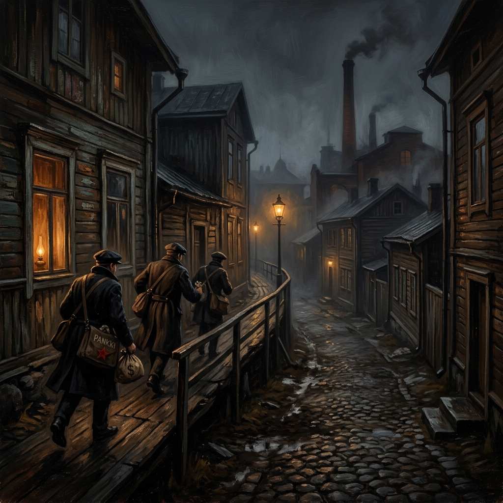 Salaiset escape-reitit Tampereella 1906